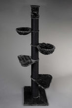 Maine Coon Tower Blackline Tummanharmaa