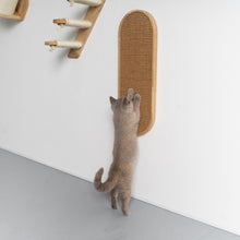 Seinäkalusteet Kiipeilyseinä kissa - raapimislauta de luxe (Kumipuu Khaki)