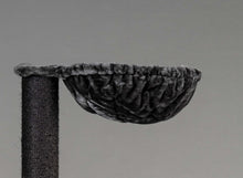 Suuri kissojen riippumatto de Luxe (12/15 cm tolpille) - Tummanharmaa